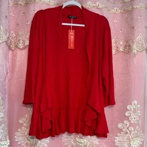 Urban Outfitters Vibrant Red Cardigan